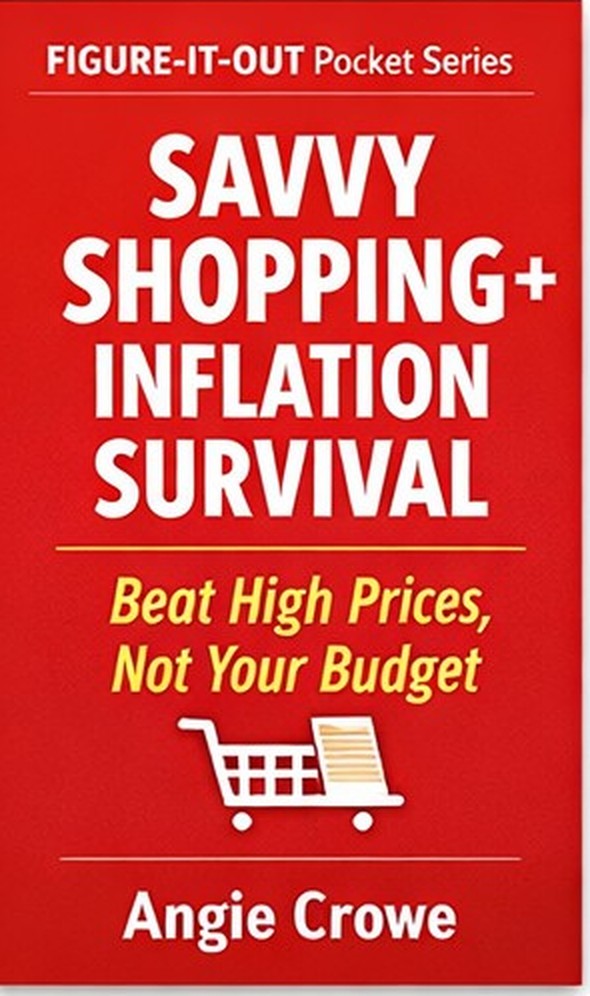 Cover of Savvy Shopping + Inflation Survival by Angie Crowe